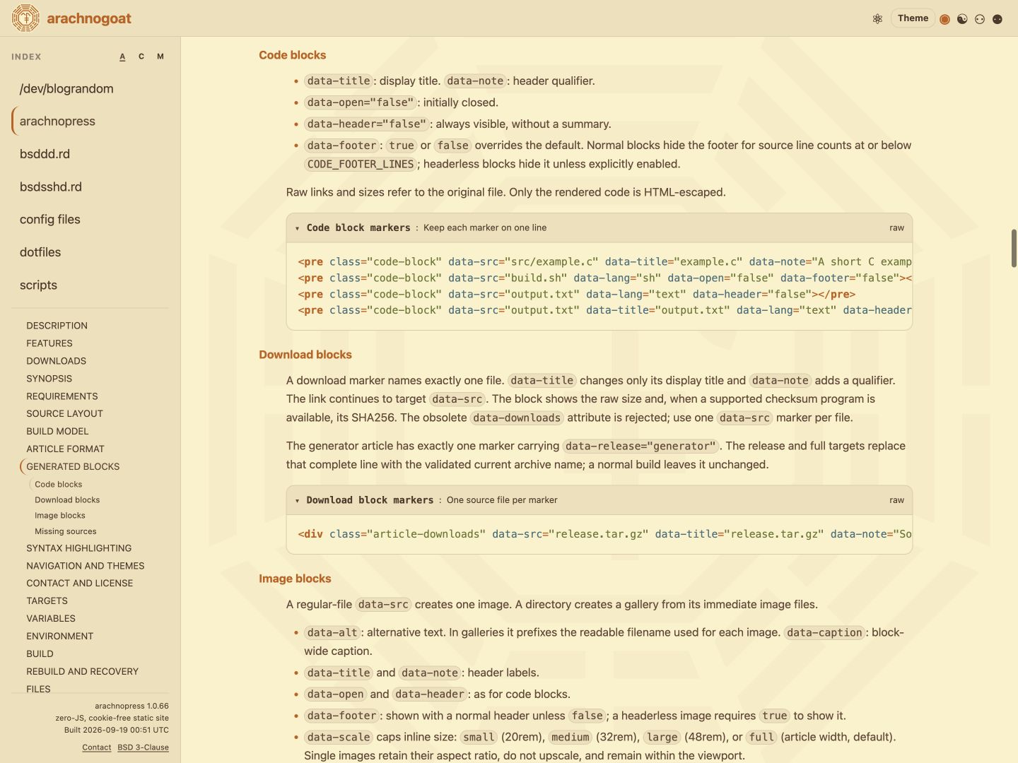 Example Gallery: theme gruvbox material medium light