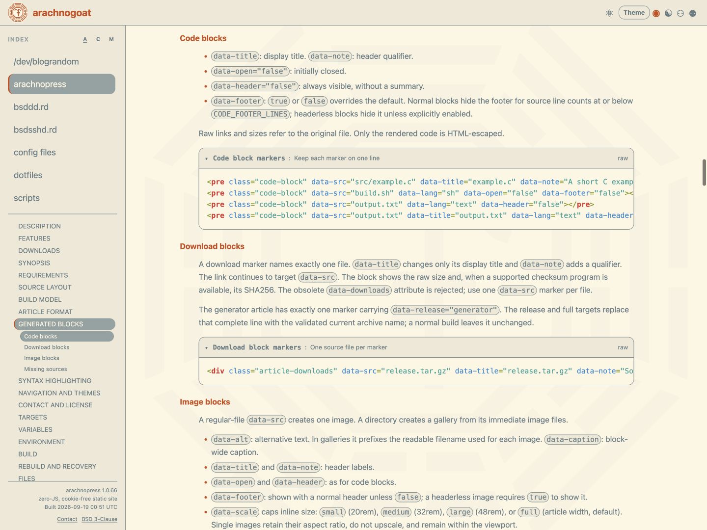 Example Gallery: theme solarized light